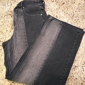Old Navy Two-Tone Black and Gray Jeans